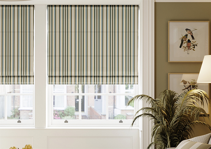 The British Stripe Co. Elizabeth, Chilterns No.1 - Roman Blind - Image 3